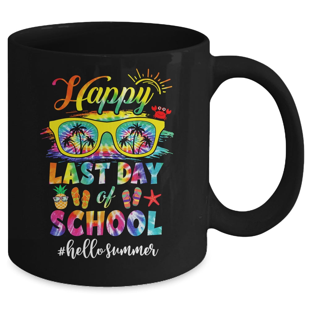 Happy Last Day of School Hello Summer Students and Teachers Mug | siriusteestore