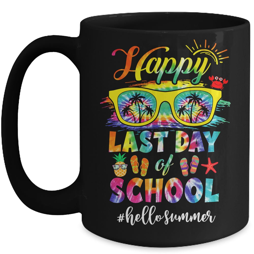 Happy Last Day of School Hello Summer Students and Teachers Mug | siriusteestore