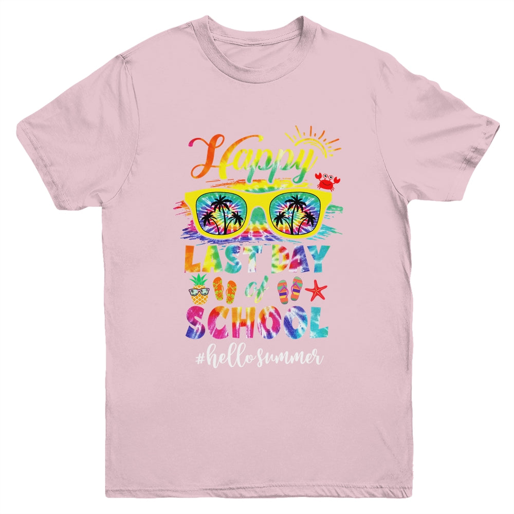 Happy Last Day of School Hello Summer Students and Teachers Youth Shirt | siriusteestore