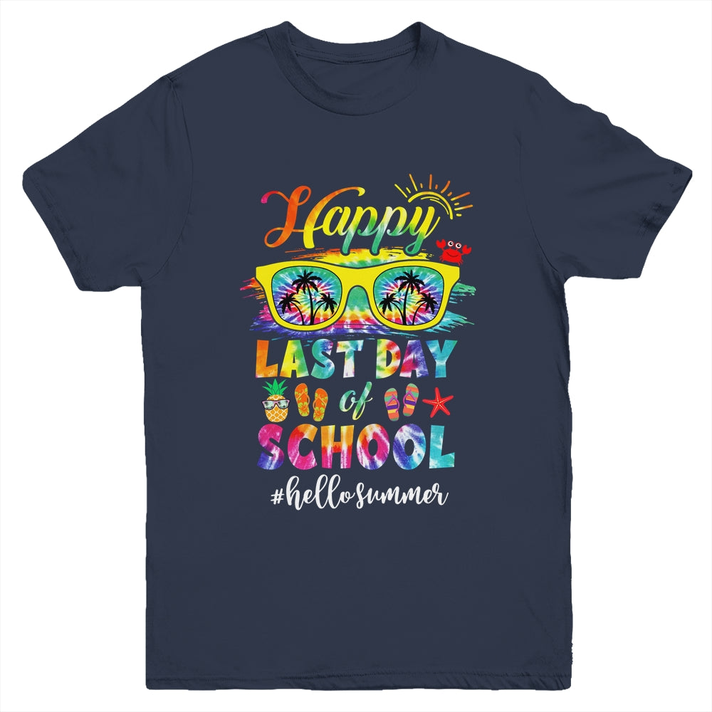 Happy Last Day of School Hello Summer Students and Teachers Youth Shirt | siriusteestore