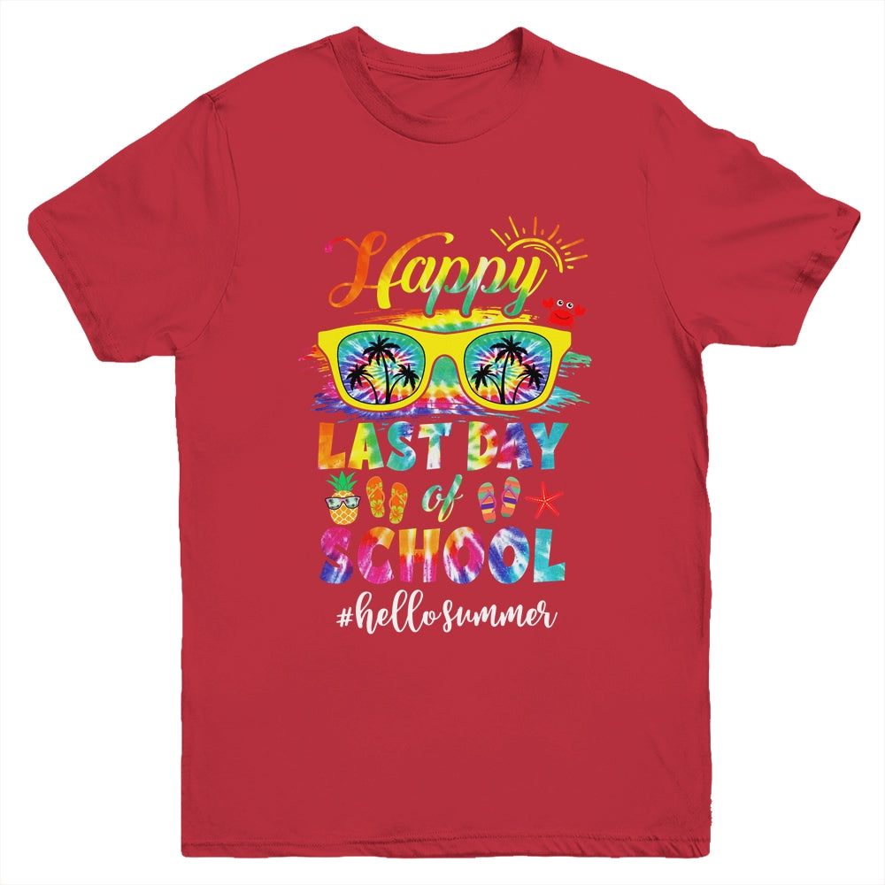 Happy Last Day of School Hello Summer Students and Teachers Youth Shirt | siriusteestore
