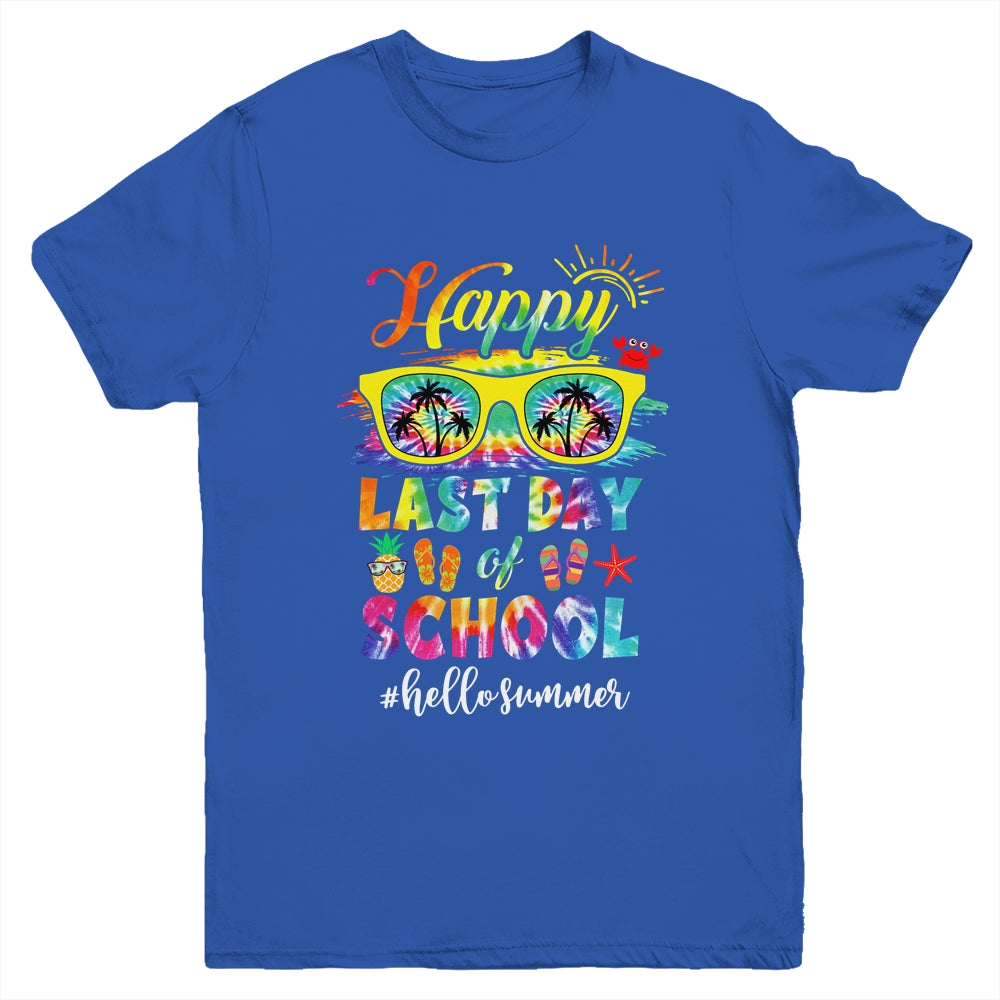 Happy Last Day of School Hello Summer Students and Teachers Youth Shirt | siriusteestore
