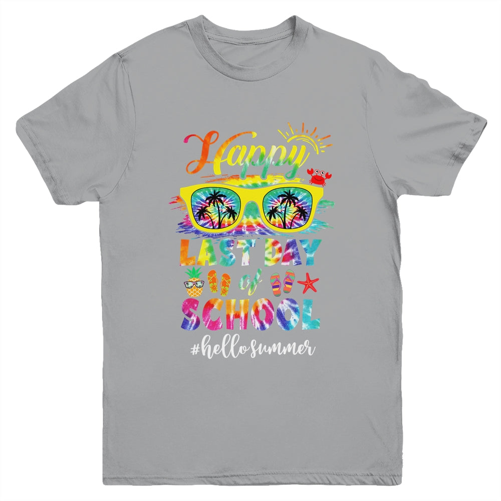 Happy Last Day of School Hello Summer Students and Teachers Youth Shirt | siriusteestore