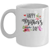 Happy Mother's Day 2022 Cute Floral For Women Mom Grandma Mug | siriusteestore