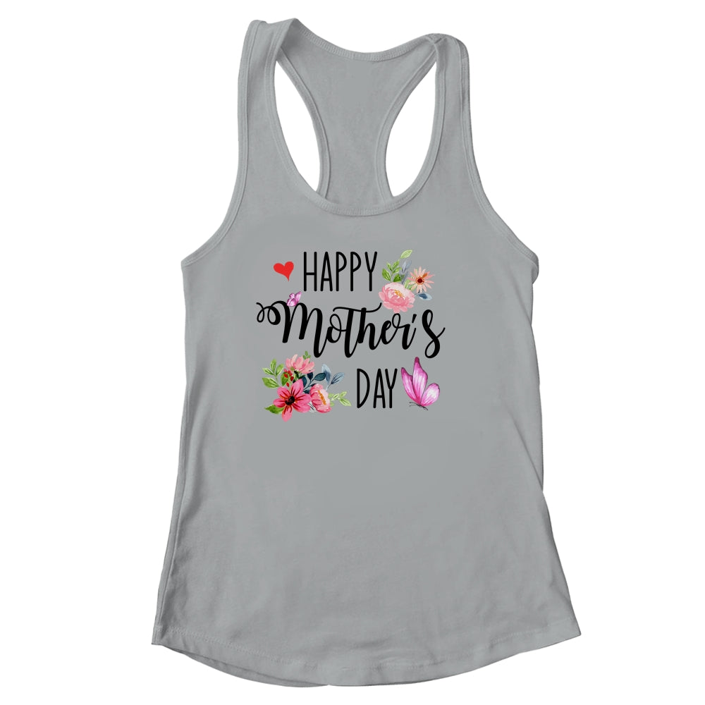 Happy Mother's Day 2022 Cute Floral For Women Mom Grandma Shirt & Tank Top | siriusteestore