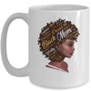 Happy Mother's Day Black Mom Queen Afro African Woman Mug | siriusteestore