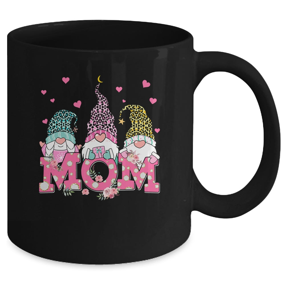 Happy Mothers Day Cute Gnomes Floral For Mom Daughter Mug | siriusteestore