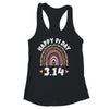 Happy Pi Day Mathematic Math Teacher Leopard Rainbow Shirt & Tank Top | siriusteestore