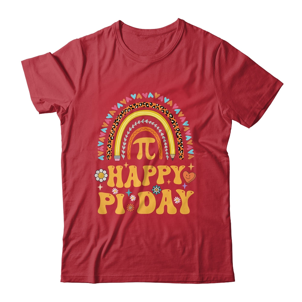 Happy Pi Day Mathematic Math Teacher  Rainbow Women Girl Shirt & Hoodie | siriusteestore