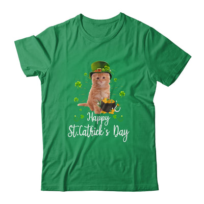 Happy St Catrick's Day Cat St Patricks Day Women Kids Shirt & Hoodie | siriusteestore