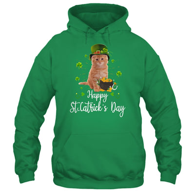 Happy St Catrick's Day Cat St Patricks Day Women Kids Shirt & Hoodie | siriusteestore