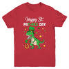 Happy St Pat T-Rex Saint Patrick's Day Dinosaur Boys Kids Youth Shirt | siriusteestore