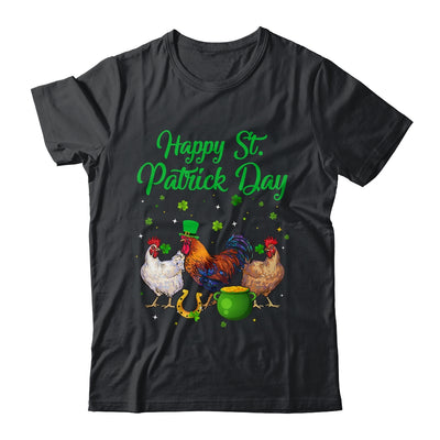 Happy St Patricks Day Chicken Funny Farmer Women Men Shirt & Hoodie | siriusteestore