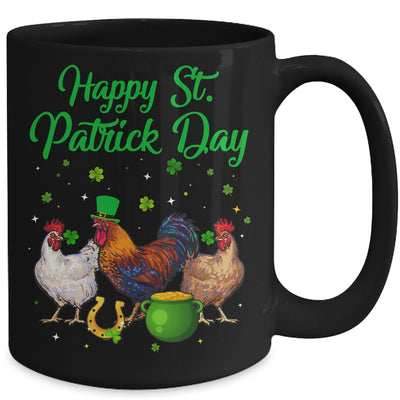 Happy St Patricks Day Chicken Funny Farmer Women Men Mug | siriusteestore