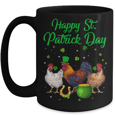 Happy St Patricks Day Chicken Funny Farmer Women Men Mug | siriusteestore