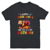 Happy Thanksgiving And Yes It's My Birthday Cute Turkey Kids Youth Shirt | siriusteestore