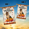 Happy Thanksgiving Funny German Shepherd Flag Fall Pumpkin Farmhouse Autumn Thanksgiving | siriusteestore