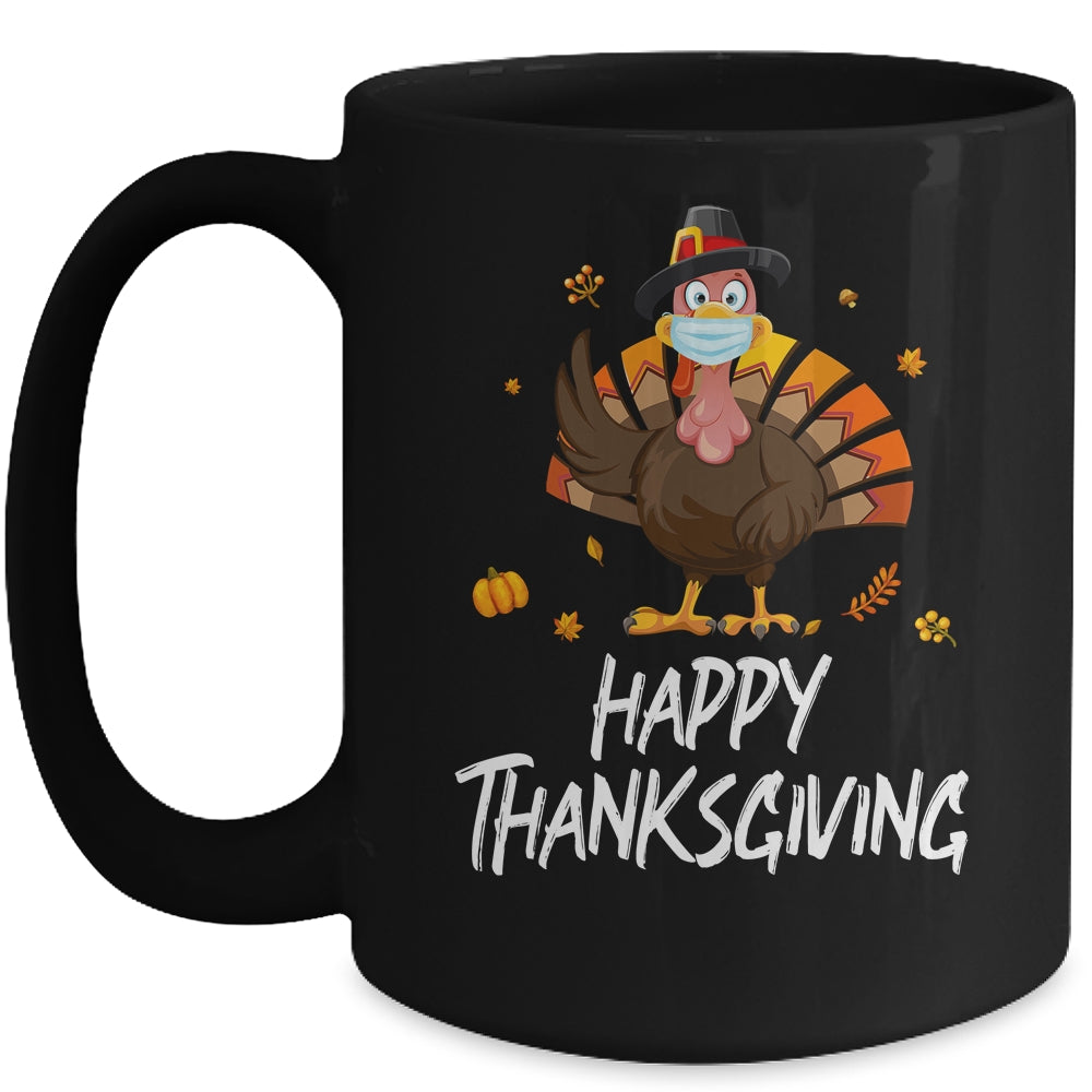 Happy Turkey Day Funny Thanksgiving 2021 Autumn Fall Season Mug | siriusteestore