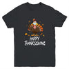 Happy Turkey Day Funny Thanksgiving 2021 Autumn Fall Season Youth Shirt | siriusteestore