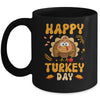 Happy Turkey Day Thanksgiving Day Funny Turkey Thanksgiving Mug | siriusteestore