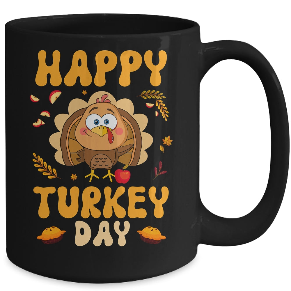 Happy Turkey Day Thanksgiving Day Funny Turkey Thanksgiving Mug | siriusteestore