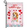 Happy Valentine's Day Beagle Flag Dogs Funny Beagle Heart Balloon | siriusteestore