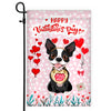 Happy Valentine's Day Boston Terrier Flag Dogs Funny Boston Terrier Heart Balloon | siriusteestore