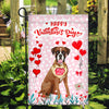 Happy Valentine's Day Boxer Flag Dogs Funny Boxer Heart Balloon | siriusteestore