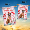 Happy Valentine's Day Boxer Flag Dogs Funny Boxer Heart Balloon | siriusteestore