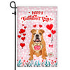 Happy Valentine's Day Bulldog Flag Dogs Funny Bulldog Heart Balloon | siriusteestore