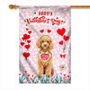 Happy Valentine's Day Poodle Flag Dogs Funny Poodle Heart Balloon | siriusteestore