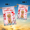 Happy Valentine's Day Poodle Flag Dogs Funny Poodle Heart Balloon | siriusteestore