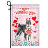 Happy Valentine's Day Schnauzer Flag Dogs Funny Schnauzer Heart Balloon | siriusteestore