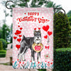 Happy Valentine's Day Schnauzer Flag Dogs Funny Schnauzer Heart Balloon | siriusteestore