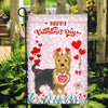 Happy Valentine's Day Yorkie Flag Dogs Funny Yorkie Heart Balloon | siriusteestore