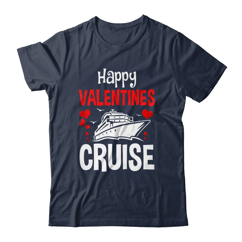 Happy Valentines Cruise Hearts Cool Cruising Vacation Love Shirt & Tank Top | siriusteestore