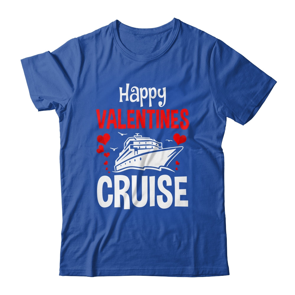 Happy Valentines Cruise Hearts Cool Cruising Vacation Love Shirt & Tank Top | siriusteestore