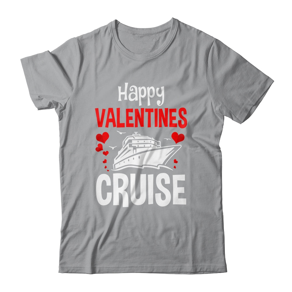 Happy Valentines Cruise Hearts Cool Cruising Vacation Love Shirt & Tank Top | siriusteestore