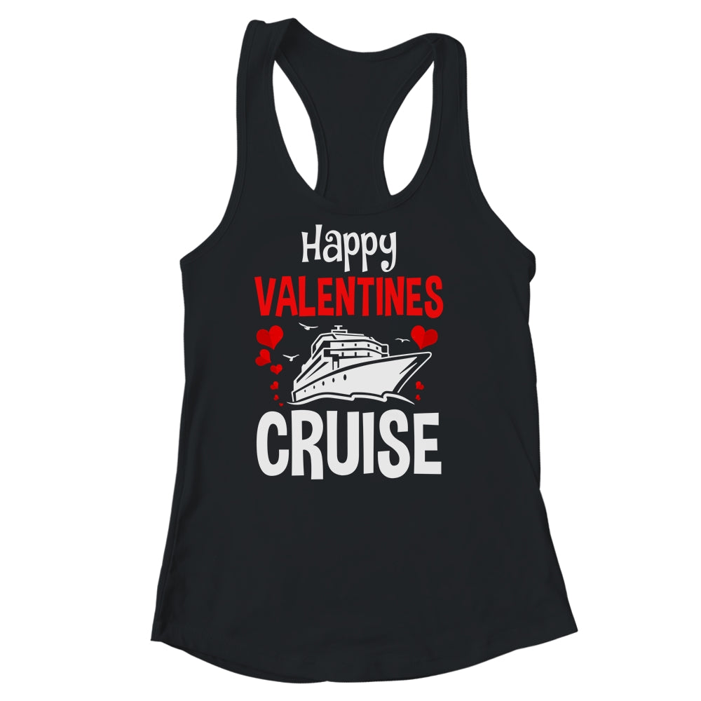 Happy Valentines Cruise Hearts Cool Cruising Vacation Love Shirt & Tank Top | siriusteestore