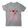 Happy Valentines Day Leopard Plaid Hearts Women Girls Kids Shirt & Tank Top | siriusteestore