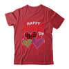 Happy Valentines Day Three Leopard And Plaid Hearts Shirt & Tank Top | siriusteestore