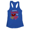 Happy Valentines Day Three Leopard And Plaid Hearts Shirt & Tank Top | siriusteestore