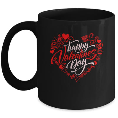 Happy Valentines Day Valentine Heart Shape Mug | siriusteestore