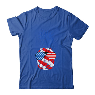 Hawaiian Pineapple American Flag Sunglasses 4th of July Shirt & Tank Top | siriusteestore