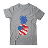 Hawaiian Pineapple American Flag Sunglasses 4th of July Shirt & Tank Top | siriusteestore