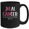 He Can Heal Cancer Breast Cancer Awareness Mug | siriusteestore