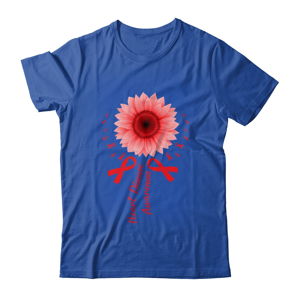 Heart Disease Awareness Month Sunflower For Women Go Red Shirt & Tank Top | siriusteestore