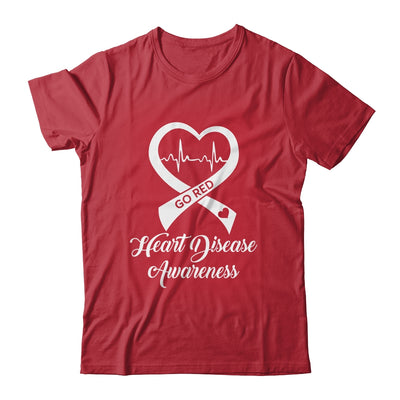 Heart Disease Awareness We Wear Red In February Go Red Heart Shirt & Hoodie | siriusteestore