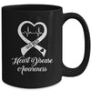 Heart Disease Awareness We Wear Red In February Go Red Heart Mug | siriusteestore