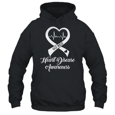 Heart Disease Awareness We Wear Red In February Go Red Heart Shirt & Hoodie | siriusteestore